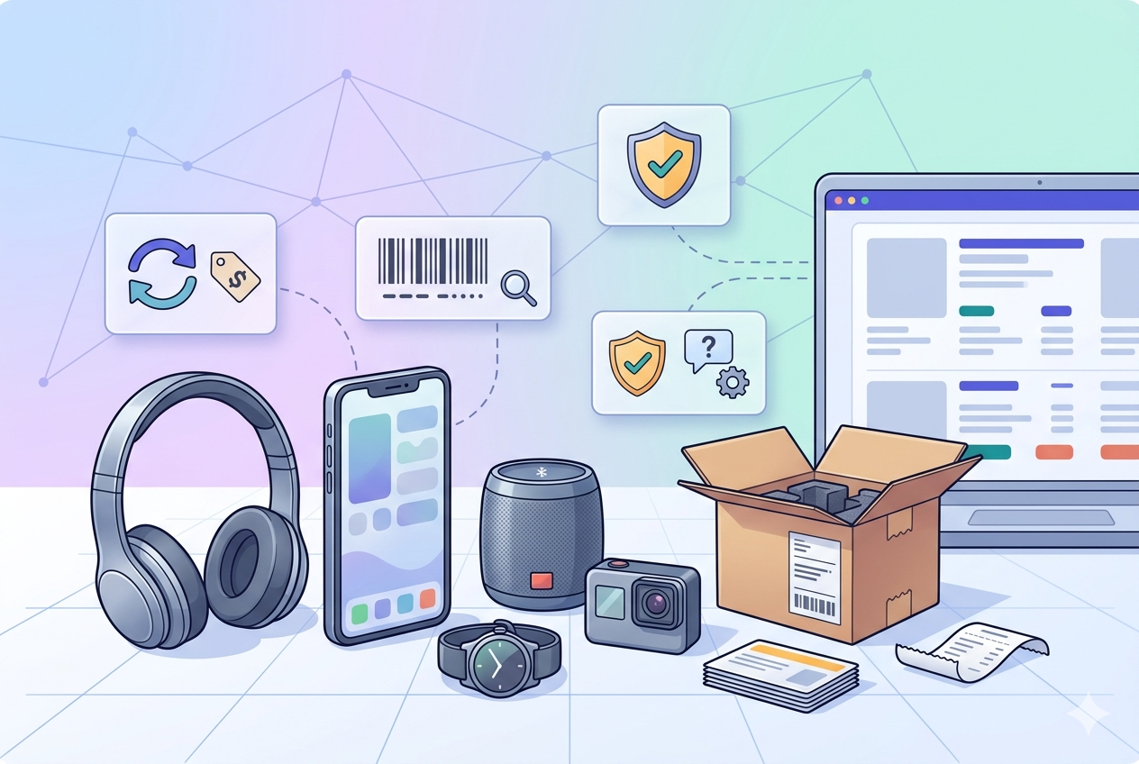 Sprzedaż elektroniki na marketplace - synchronizacja cen i obsługa gwarancji